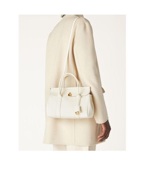 Loro Piana Natural Logo Handbag