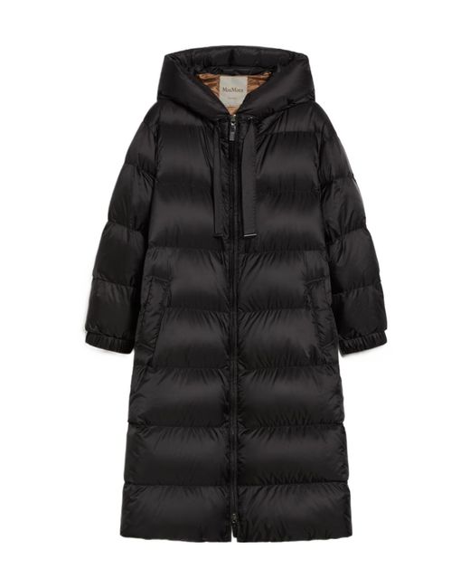 Max Mara Black The Cube Seipa Padded Down Coat
