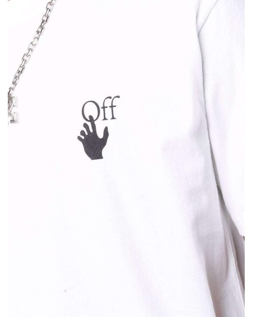 Off-White c/o Virgil Abloh White Caravaggio Printed T-Shirt for men