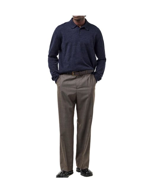 Maison Margiela Blue Knitted Top for men