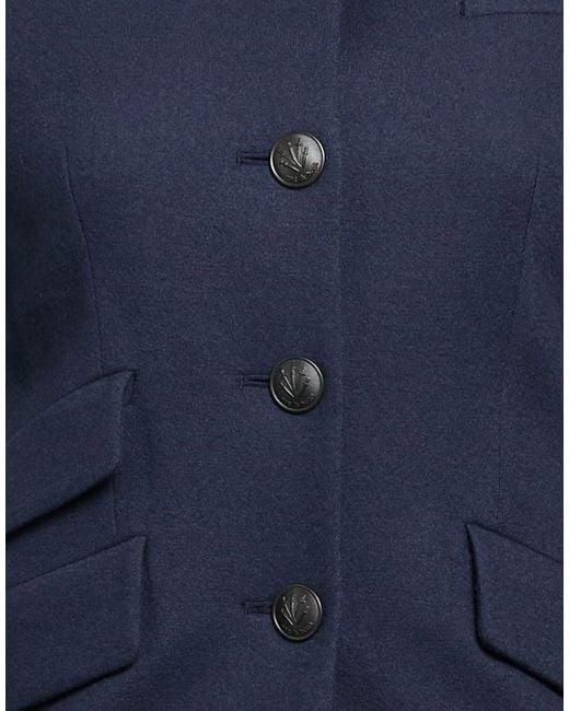 Rag & Bone Blue Medium-Weight Wool Coat