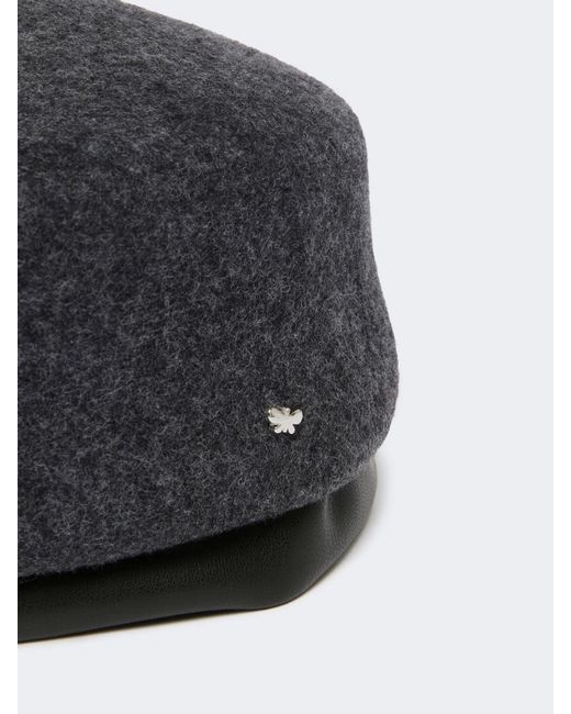 Weekend by Maxmara Gray Asymmetrical Beret