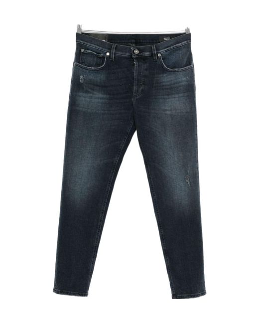 Dondup Blue Brighton Slim-Fit Jeans for men