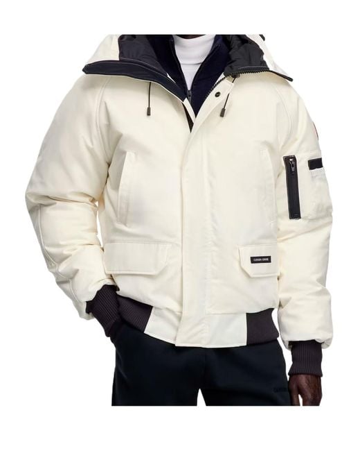 Canada Goose White Chilliwack Bomber for men