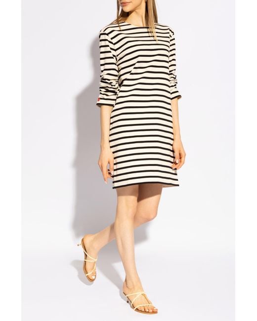 Tory Burch Multicolor Scrunch-Sleeved T-Shirt Dress