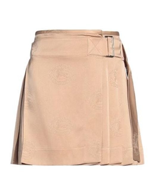 Burberry Natural Mini Skirts