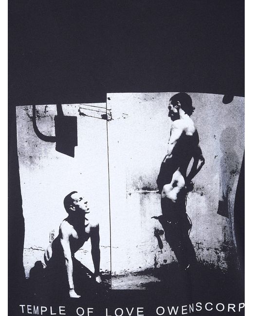 Rick Owens Blue 'Level T' T-Shirt for men