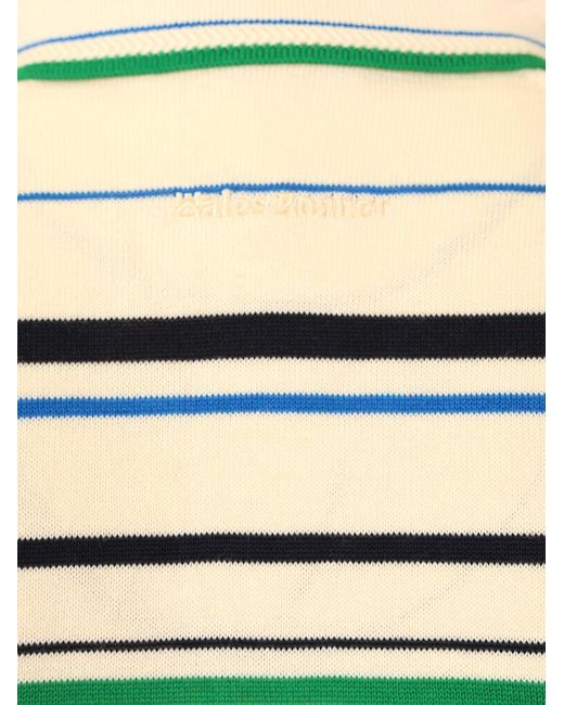 Adidas by Wales Bonner White Adidas Originals X Wales Bonner Striped Ribbed T-Shirt for men