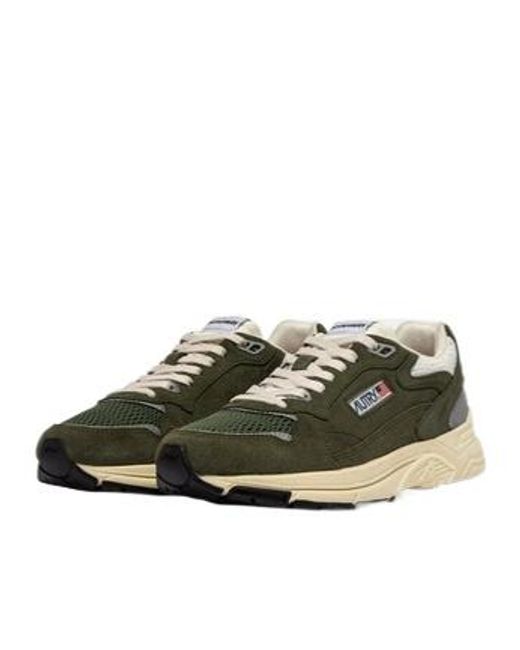 Autry Green Hyperway Mesh Low-Top Sneakers for men