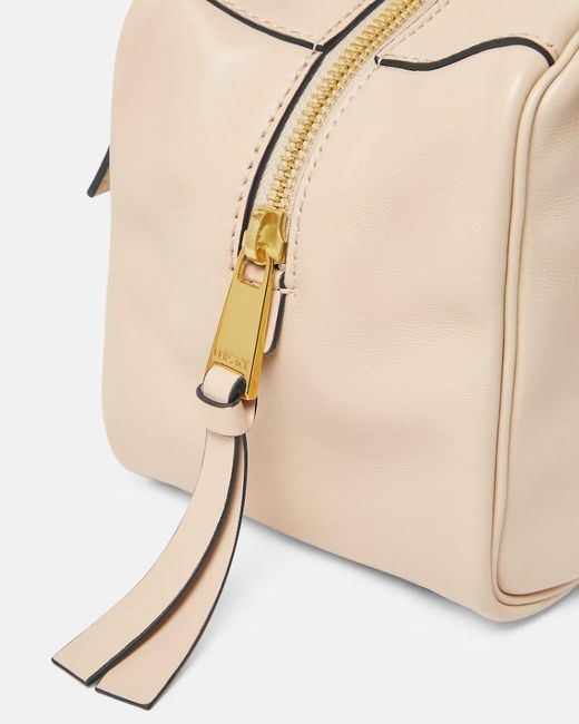 Versace Natural Tag Logo Shoulder Bag