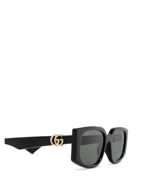 Gucci Multicolor Eyewear Rectangular Logo-Detail Sunglasses