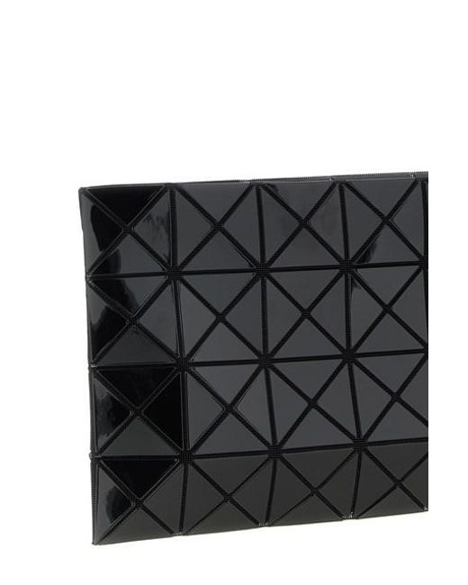 Issey Miyake Black Geometric Pattern Crossbody Bag