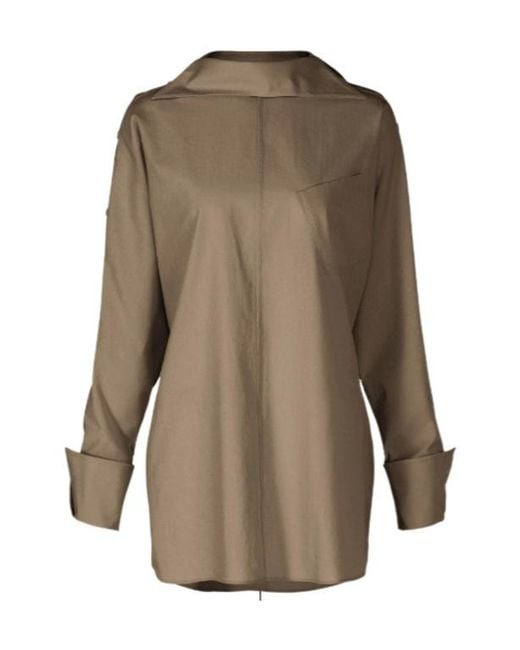 Issey Miyake Natural Odd Long Sleeve Shirt