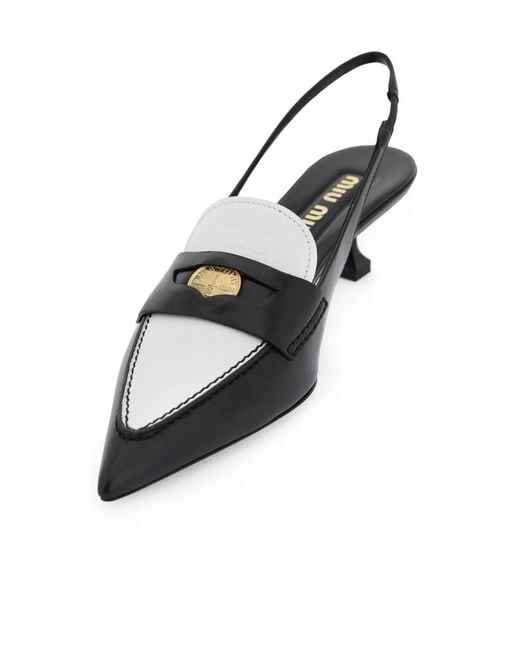 Miu Miu Black Pointed High Heels