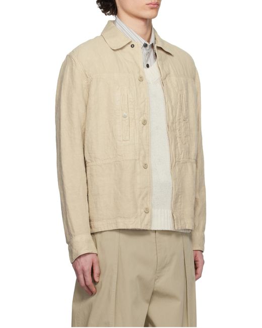 Stone Island Natural Ghost Overshirt for men