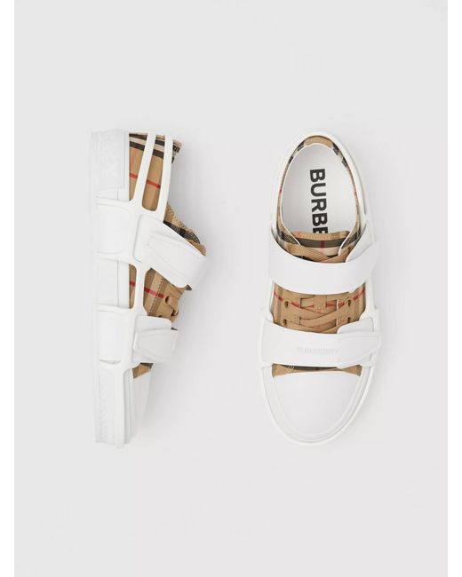 Burberry Natural Vintage Check Sneakers