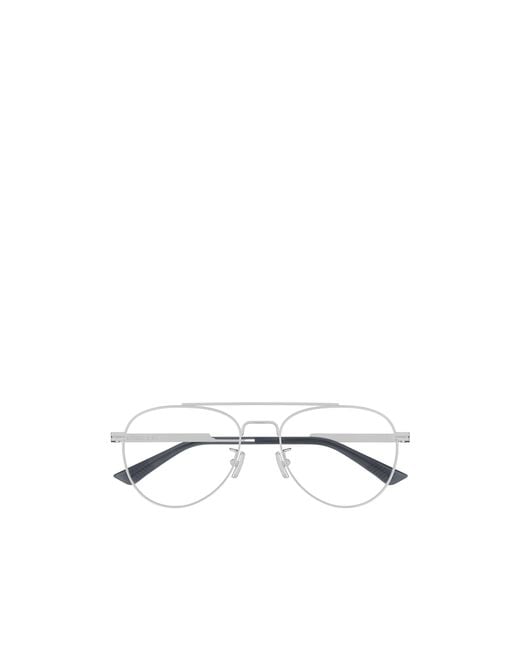 Bottega Veneta Multicolor Eyewear Pilot Frame Glasses for men