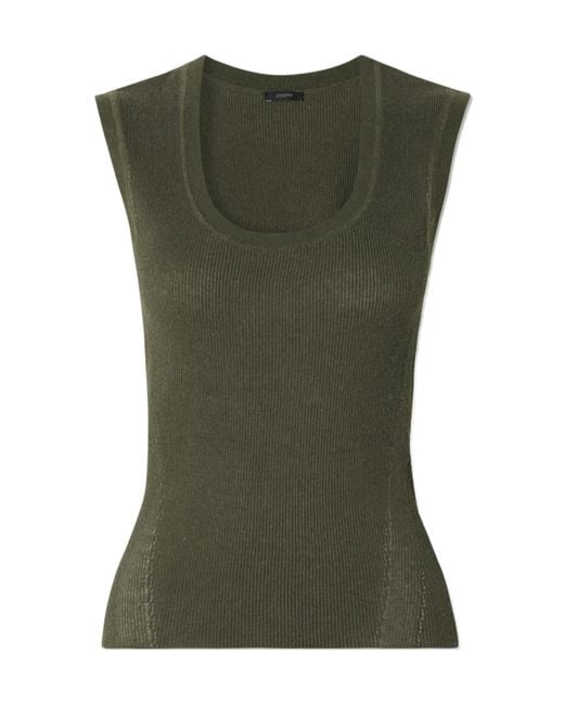 Joseph Green Alaou Ribbed Vest