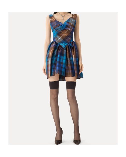 Vivienne Westwood Blue Mini Sunday Dress