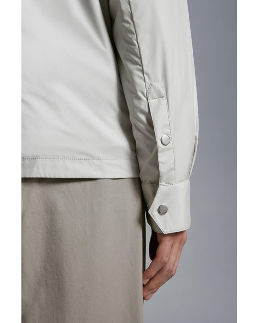 Moncler Gray Piz Buttoned Jacket for men