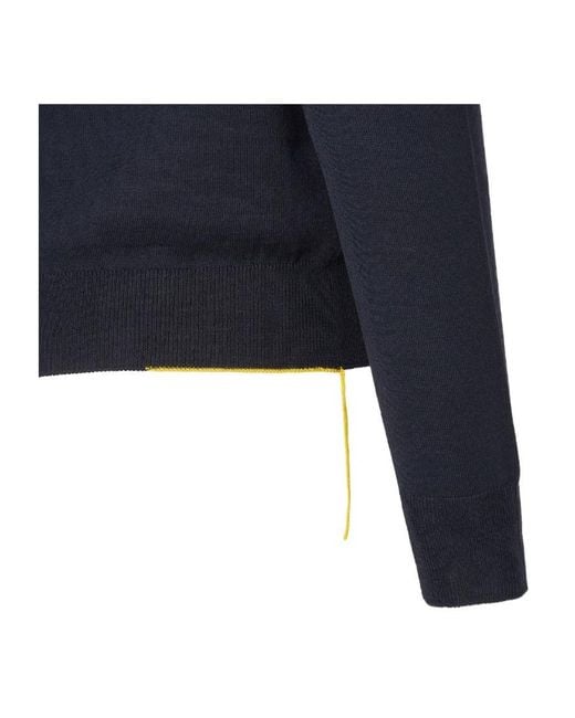 Fendi Blue Wool Jumper for men