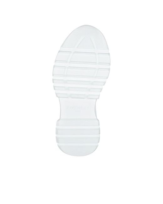 Givenchy White Spectre Runner Lace-Up Sneakers for men