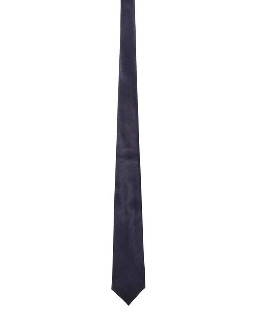 Kiton Black Silk Neck Tie for men