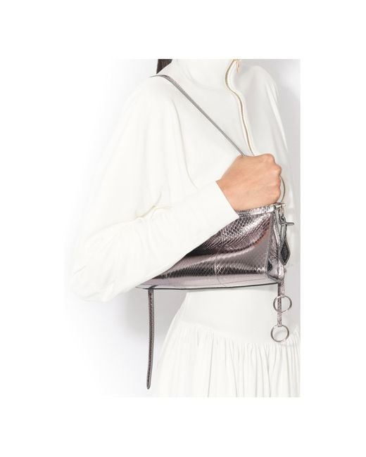 Alaïa White Le Click Small Shoulder Bag
