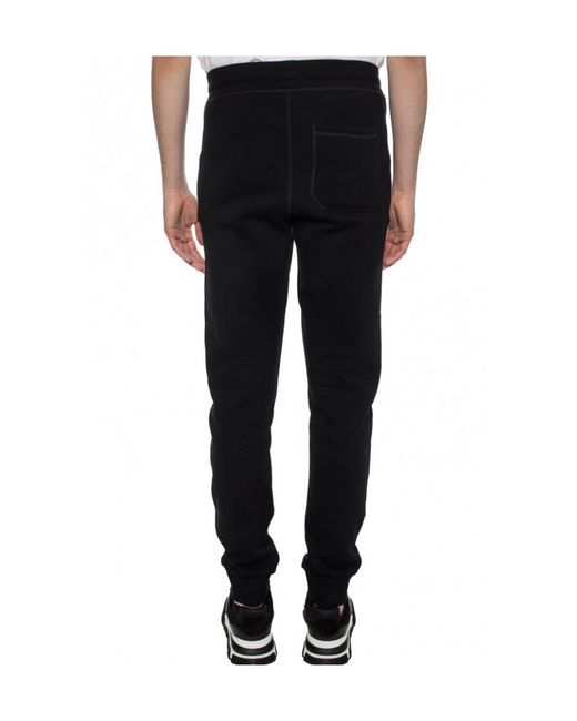 Lanvin Black Taper Sweatpants for men