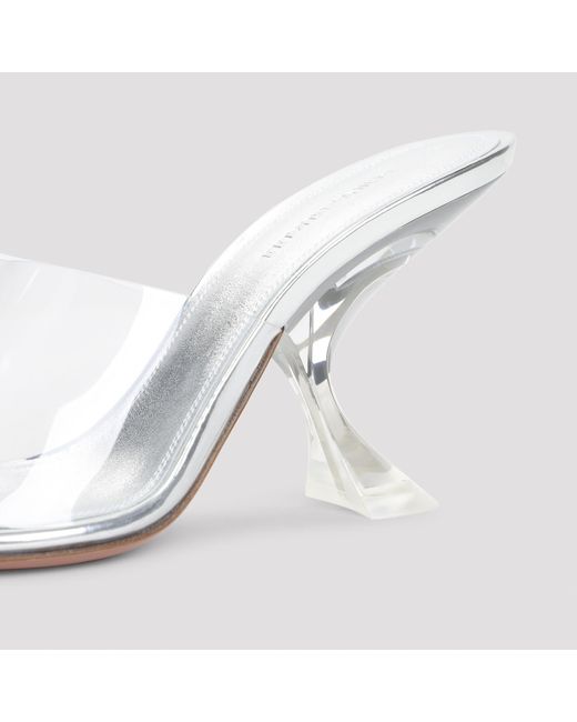 AMINA MUADDI White Taylor Glass Slipper 90 Pvc