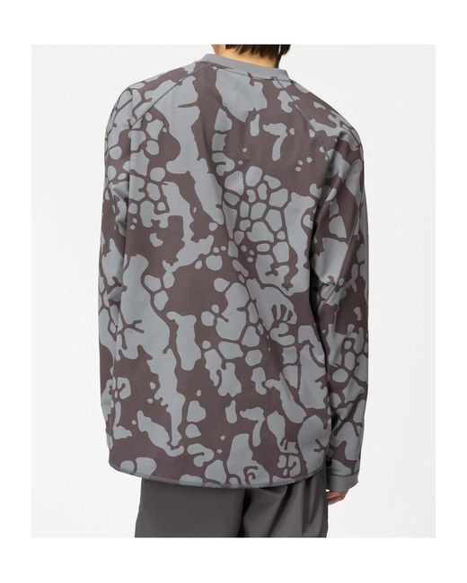 Goldwin Gray Crew Neck Sweater for men