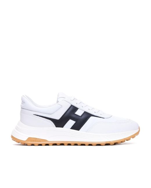 Hogan White Hyperlight Lace-Up Sneakers for men