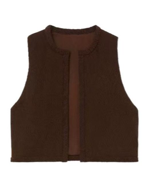 Loro Piana Brown Elisabetta Vest