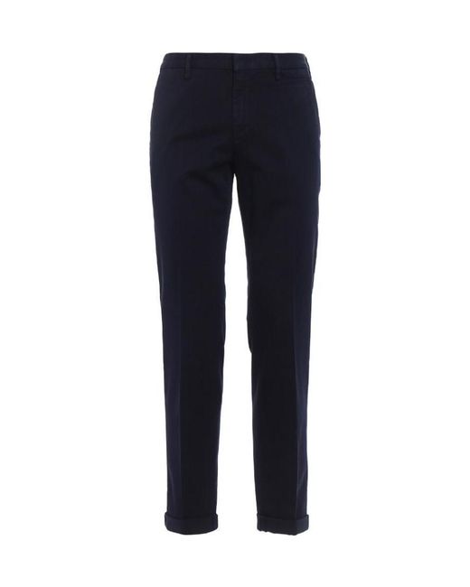 Prada Blue Straight Casual Pants for men