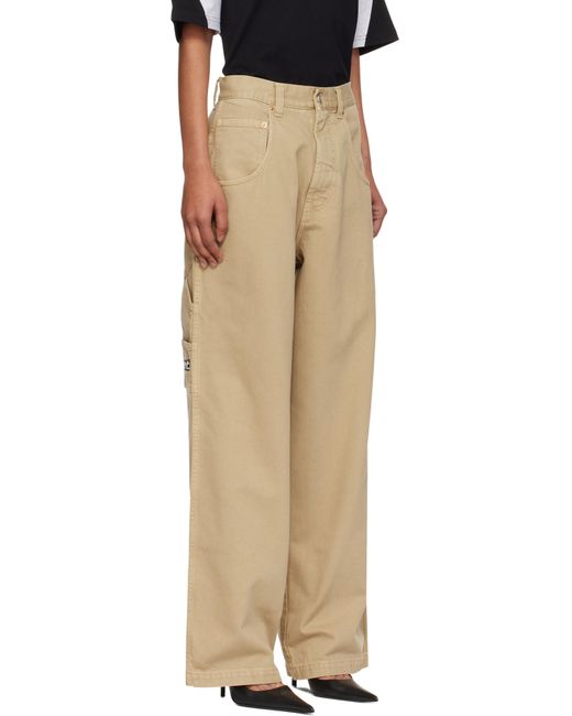Vetements Natural Cotton Jeans