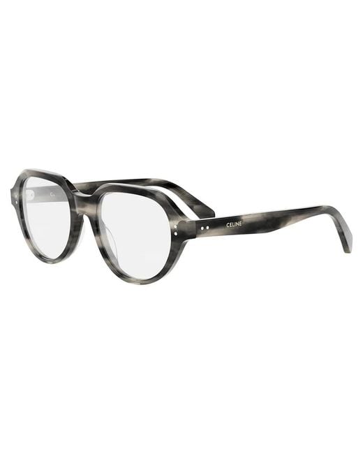Céline White Full Frame Plain Mirror for men