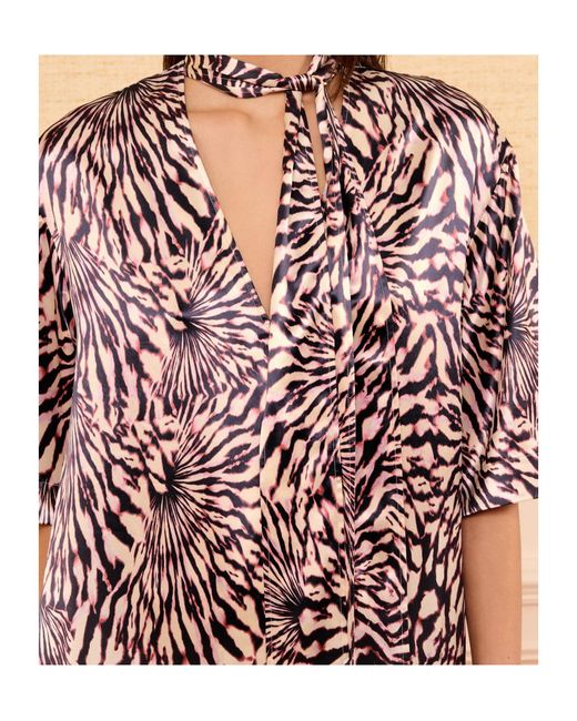 Ulla Johnson Multicolor Linya Printed Midi Dress