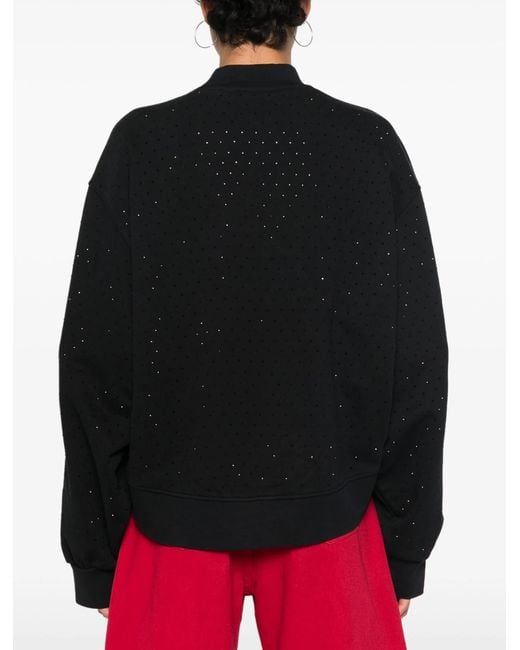 Barrow Black Logo Printed High Neck Sweatshirt