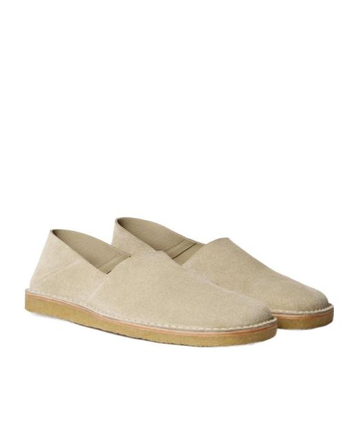 Lemaire Natural Square Slip-On Loafers