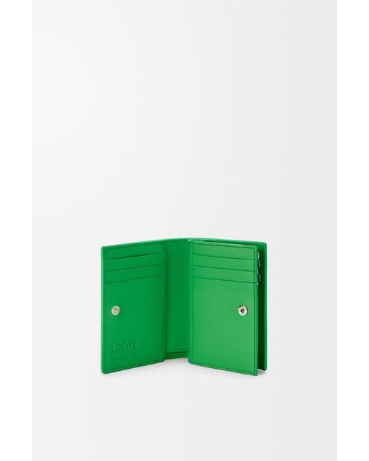 Loewe Green Anagram Compact Wallet