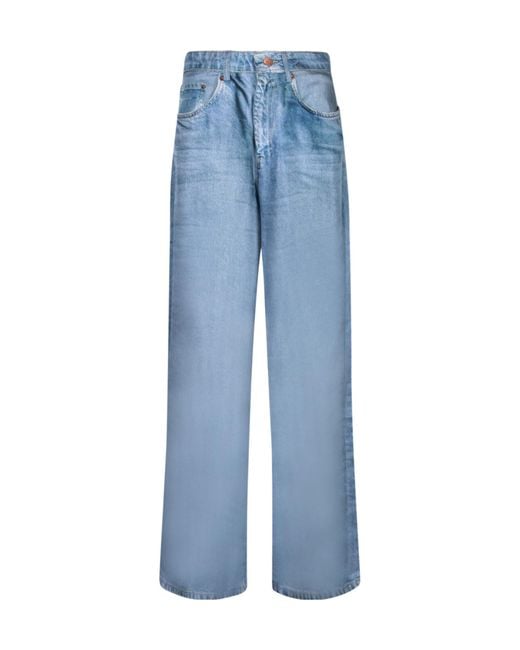 Pierre Louis Mascia Blue Belt Loop Jeans for men