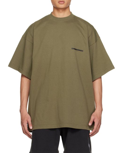 Balenciaga Green Strike 1917 T-Shirt for men