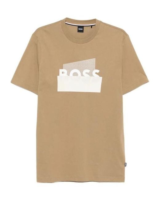 Boss Natural Logo T-Shirt for men