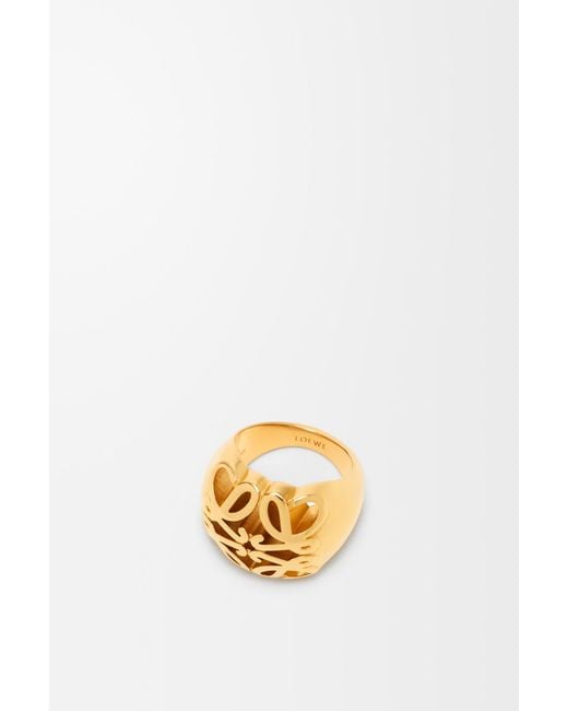 Loewe Metallic Logo Ring