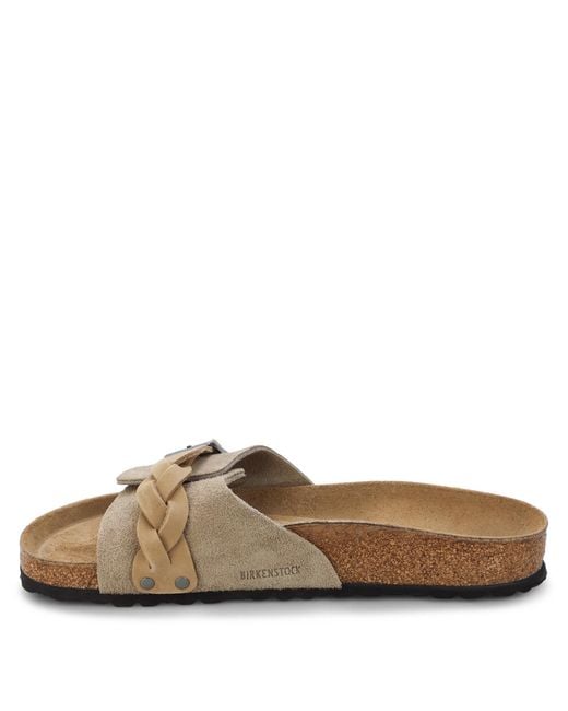 Birkenstock Brown Solid Color Flat Shoes