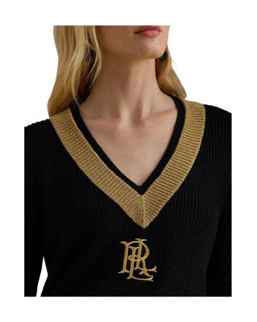 Ralph Lauren Black Meren Crew Neck Jumper
