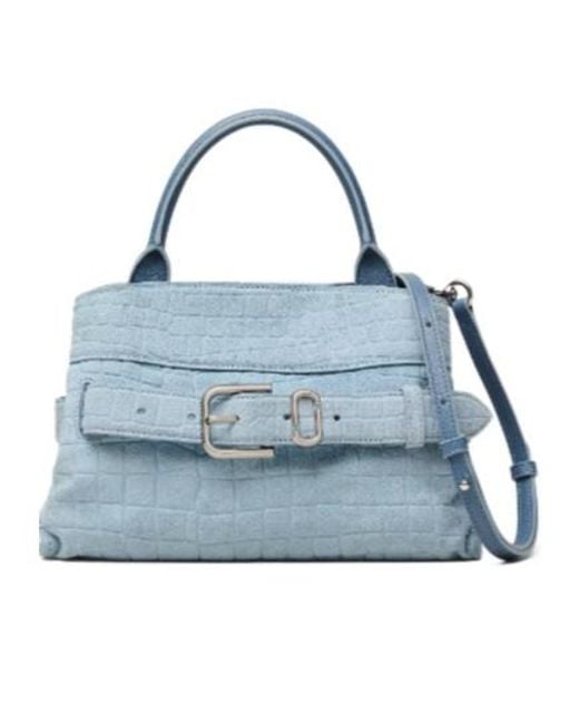 Marc Jacobs Blue Dakota Small Belted Shoulder Bag