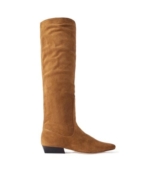 Staud Brown Wally Thigh-High Boots