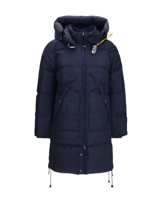 Parajumpers Blue Jacket Bear Long Down Jacket