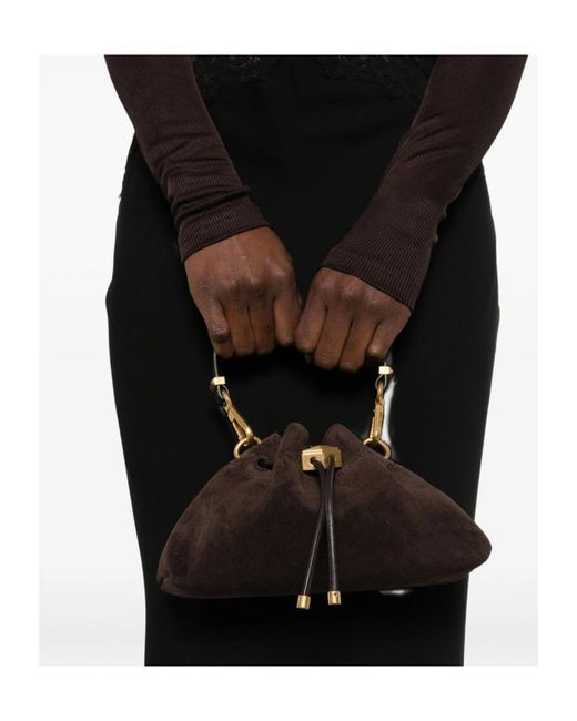 Jimmy Choo Black Top Handle Shoulder Bag